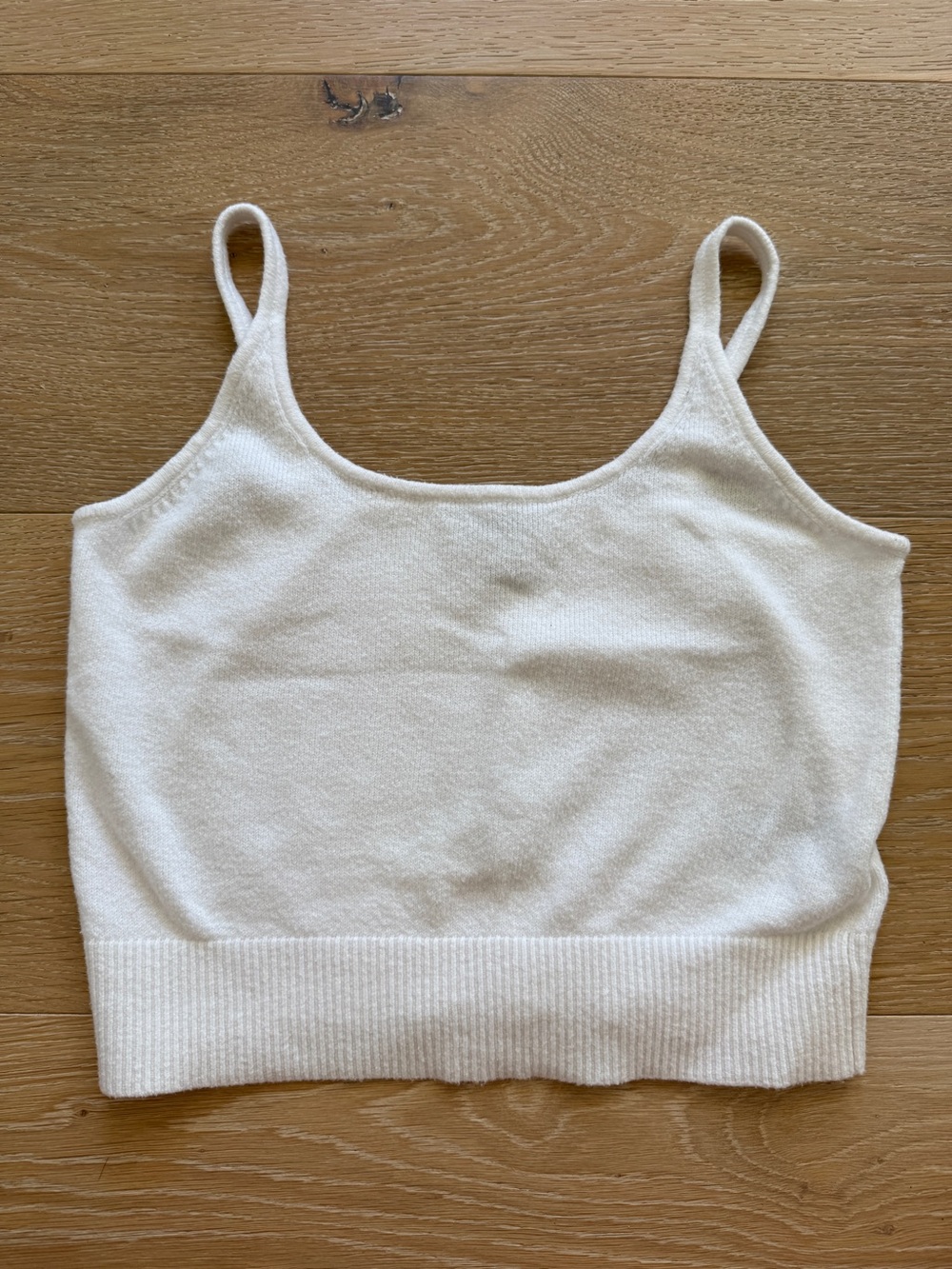 Old Navy White Knit Camisole Tank Top - Women